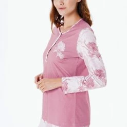 Pijadore - Grote Maten Dames Pyjama Set, Lange Mouwen, Roze - 2XL -Pyjama-S-Dames Winkel 550x785 5