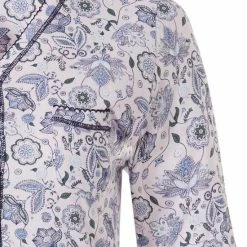 Pastunette Klassiek, Katoenen Dames Nachthemd Met Lange Mouwen En Knoopjes 'floral Delight' -Pyjama-S-Dames Winkel 550x793 1