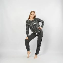 Vienetta - Dames Pyjama Set, Lange Mouwen - S -Pyjama-S-Dames Winkel 550x794 22