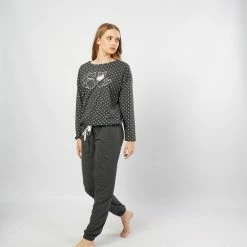 Vienetta - Dames Pyjama Set, Lange Mouwen - S -Pyjama-S-Dames Winkel 550x794 23