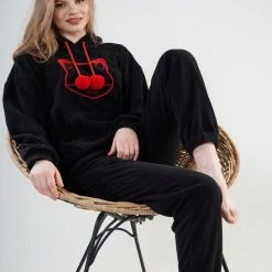 Vienetta - Dames Fleece Pyjama Set, Lange Mouwen - XL -Pyjama-S-Dames Winkel 550x794 30