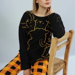 Vienetta - Dames Pyjama Set, Lange Mouwen - S 6 Vienetta - Dames Pyjama Set, Lange Mouwen - S -Pyjama-S-Dames Winkel 550x794 54