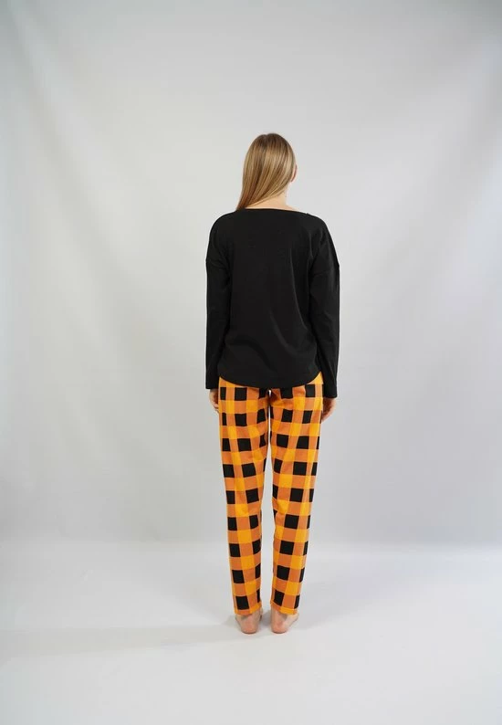 Vienetta - Dames Pyjama Set, Lange Mouwen - S 4 Vienetta - Dames Pyjama Set, Lange Mouwen - S - Afbeelding 4