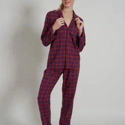 Tom Tailor Xmas Dames Pyjamaset - Rood - Maat 40