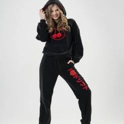 Vienetta - Dames Fleece Pyjama Set, Lange Mouwen - S