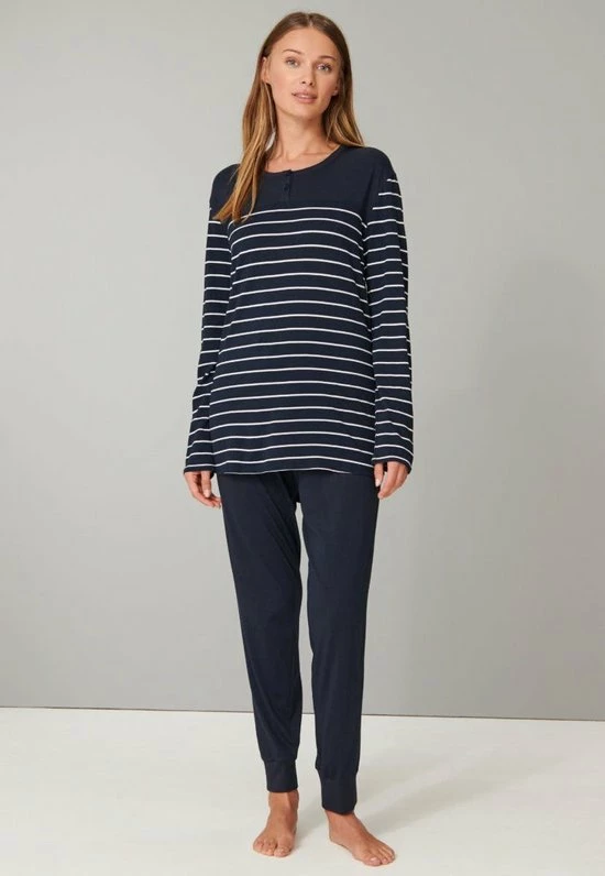 Schiesser Pyjama Lange Broek D 161069-804-42 1 Schiesser Pyjama Lange Broek D 161069-804-42