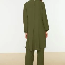 Trendyol Vrouwen Standaard Ronde Hals Tweedelige Set 11 Trendyol Vrouwen Standaard Ronde Hals Tweedelige Set -Pyjama-S-Dames Winkel 550x804 1