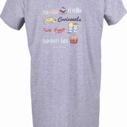 Amantes Dames Nachthemd Katoen Grijs Melange - Korte Mouw Ronde Hals - Maat XL 11 Amantes Dames Nachthemd Katoen Grijs Melange - Korte Mouw Ronde Hals - Maat XL -Pyjama-S-Dames Winkel 550x811 2