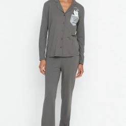 Trendyol Vrouwen Standaard Kraag Pyjamaset