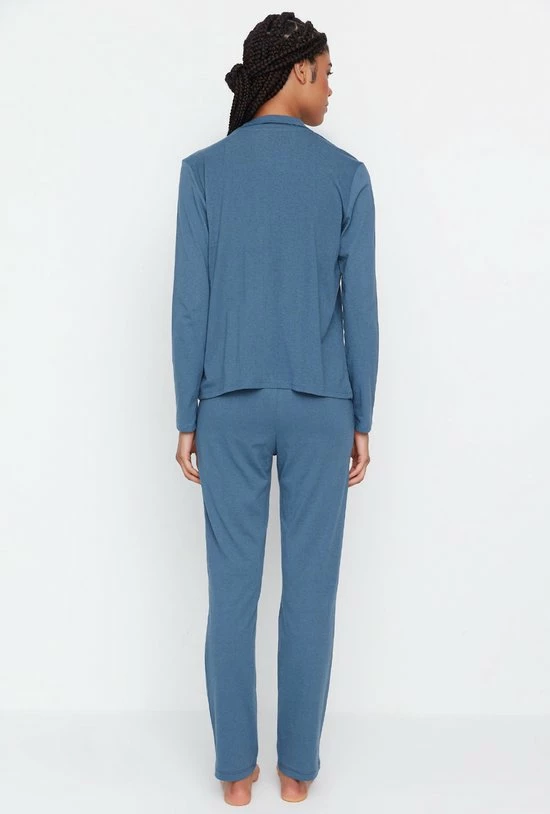Trendyol Vrouwen Standaard Kraag Pyjama Set 6 Trendyol Vrouwen Standaard Kraag Pyjama Set - Afbeelding 6