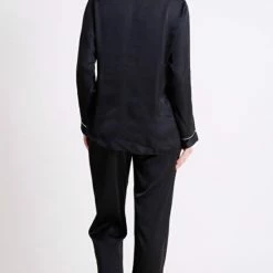 Merkloos Satijn Dames Pyjama Set Zwart Maat S 7 Merkloos Satijn Dames Pyjama Set Zwart Maat S -Pyjama-S-Dames Winkel 550x819 3