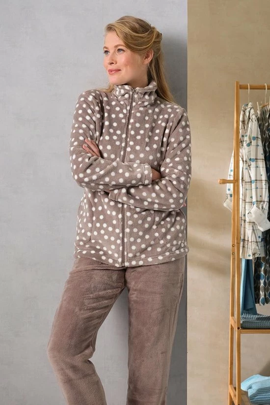 Pastunette - Dots - Huispak - Taupe - Maat 40 5 Pastunette - Dots - Huispak - Taupe - Maat 40 - Afbeelding 5