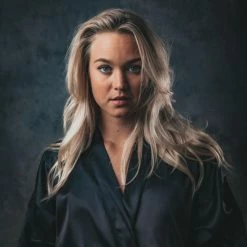 Merkloos Kimono Deep Black Van Heerlijk Satijn - Dames Badjas - Lang Met Kant - Kleur Zwart - Luxe Cadeau Vrouw -Pyjama-S-Dames Winkel 550x824 30