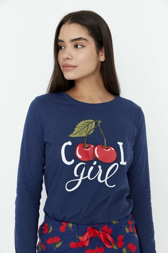 Trendyol Vrouwen Standaard Ronde Hals Pyjama Set 8 Trendyol Vrouwen Standaard Ronde Hals Pyjama Set - Afbeelding 8