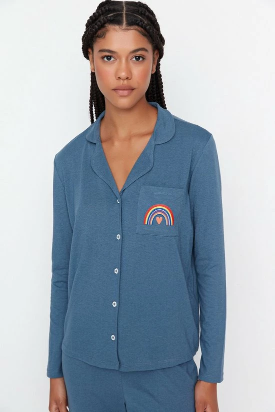 Trendyol Vrouwen Standaard Kraag Pyjama Set 1 Trendyol Vrouwen Standaard Kraag Pyjama Set