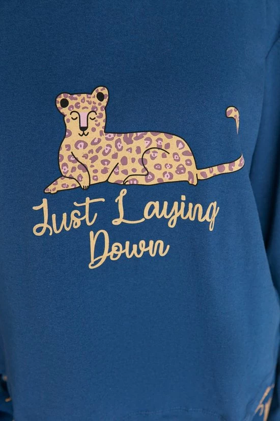 Trendyol Vrouwen Standaard Ronde Hals Pyjama Set 3 Trendyol Vrouwen Standaard Ronde Hals Pyjama Set - Afbeelding 3