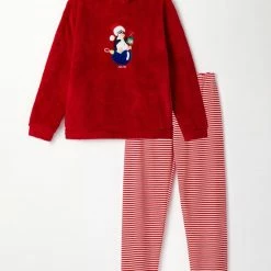 Woody Pyjama - Kerst - Rood - 222-1-CHA-M-407 - Maat M