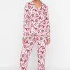 Trendyol Vrouwen Standaard Kraag Pyjama Set