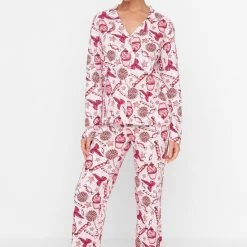 Trendyol Vrouwen Standaard Kraag Pyjama Set 14 Trendyol Vrouwen Standaard Kraag Pyjama Set -Pyjama-S-Dames Winkel 550x825 179