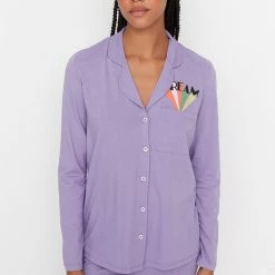 Trendyol Vrouwen Standaard Kraag Pyjama Set 13 Trendyol Vrouwen Standaard Kraag Pyjama Set -Pyjama-S-Dames Winkel 550x825 198