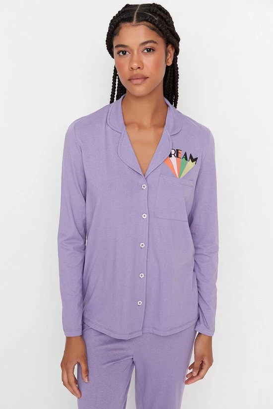 Trendyol Vrouwen Standaard Kraag Pyjama Set 6 Trendyol Vrouwen Standaard Kraag Pyjama Set - Afbeelding 6