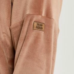 Italian Fashion Juga| Warme Winter Pyjama Dames Fleece | Lange Mouw Lange Broek | Karamel | KORTING | SALE M -Pyjama-S-Dames Winkel 550x825 206