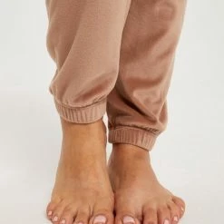 Italian Fashion Juga| Warme Winter Pyjama Dames Fleece | Lange Mouw Lange Broek | Karamel | KORTING | SALE M -Pyjama-S-Dames Winkel 550x825 217