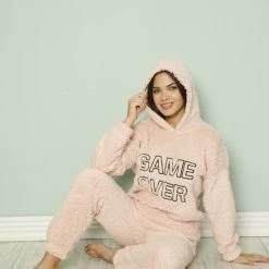 Merkloos Dames Pyjama | Huispak Dames | Teddy