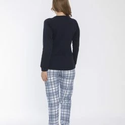 Merkloos 2-Pack Sophia Mila Dames Luxe Pyjama | Winter Edition 2022 | 2-delige Set | Lange Mouwen | Pyama Dames Volwassenen | Lange Mouw | Blouse | Katoen | Pyjama Dames | Maat XL -Pyjama-S-Dames Winkel 550x825 24