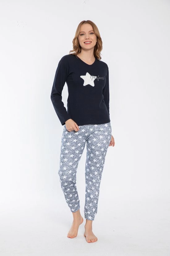 Merkloos Sophia Mila Dames Luxe Pyjama | 2-delige Set | Lange Mouwen | Pyama Dames Volwassenen | Lange Mouw | Blouse | Katoen | Pyjama Dames | Maat S 1 Merkloos Sophia Mila Dames Luxe Pyjama | 2-delige Set | Lange Mouwen | Pyama Dames Volwassenen | Lange Mouw | Blouse | Katoen | Pyjama Dames | Maat S