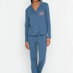 Trendyol Vrouwen Standaard Kraag Pyjama Set 15 Trendyol Vrouwen Standaard Kraag Pyjama Set -Pyjama-S-Dames Winkel 550x825 311