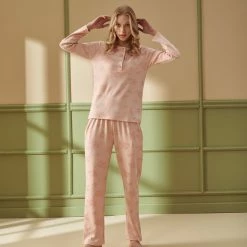 Pijadore - Pyjama Set Voor Dames, Lange Mouwen - M -Pyjama-S-Dames Winkel 550x825 319