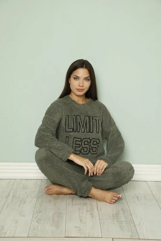 Merkloos Dames Pyjama | Huispak Dames | Teddy | Pyjamaset 3 Merkloos Dames Pyjama | Huispak Dames | Teddy | Pyjamaset - Afbeelding 3