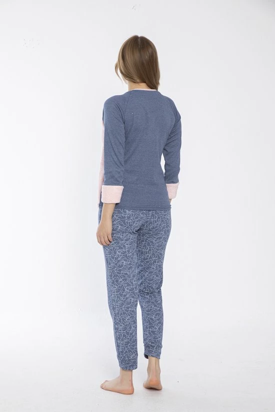 Merkloos Sophia Mila Dames Luxe Pyjama | 2-delige Set | Lange Mouwen | Pyjama Dames Volwassenen | Pyjama Dames | Maat L 3 Merkloos Sophia Mila Dames Luxe Pyjama | 2-delige Set | Lange Mouwen | Pyjama Dames Volwassenen | Pyjama Dames | Maat L - Afbeelding 3