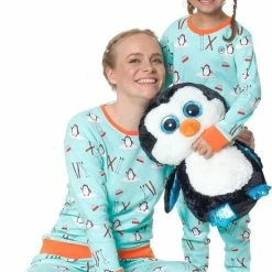 Happy Pyjamas Happy Pyjama's Dames Maat: 'M' (XS-XXL) - Super Leuke Dames Pyjama Van Katoen In Een Mooi Pinguïn Thema | Pyama Dams Volwassenen -Pyjama-S-Dames Winkel 550x825 6