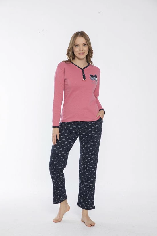 Merkloos Sophia Mila Dames Luxe Pyjama | 2-delige Set | Lange Mouwen | Pyama Dames Volwassenen | Lange Mouw | Blouse | Katoen | Pyjama Dames | Maat L 1 Merkloos Sophia Mila Dames Luxe Pyjama | 2-delige Set | Lange Mouwen | Pyama Dames Volwassenen | Lange Mouw | Blouse | Katoen | Pyjama Dames | Maat L