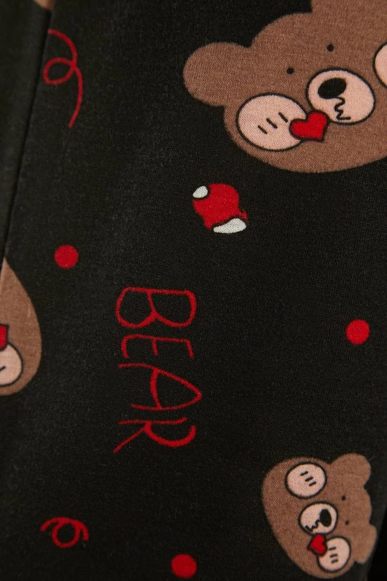 Trendyol Vrouwen Lange Mouw Ronde Hals Pyjamaset 2 Trendyol Vrouwen Lange Mouw Ronde Hals Pyjamaset - Afbeelding 2