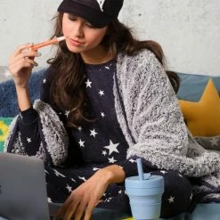 Rebelle - Shining Star - Pyjamaset - Blauw - Maat 42 -Pyjama-S-Dames Winkel 550x826 8