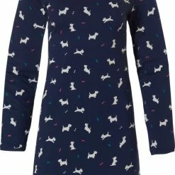 Rebelle - Scottie - Nachthemd - Blauw - Maat 42